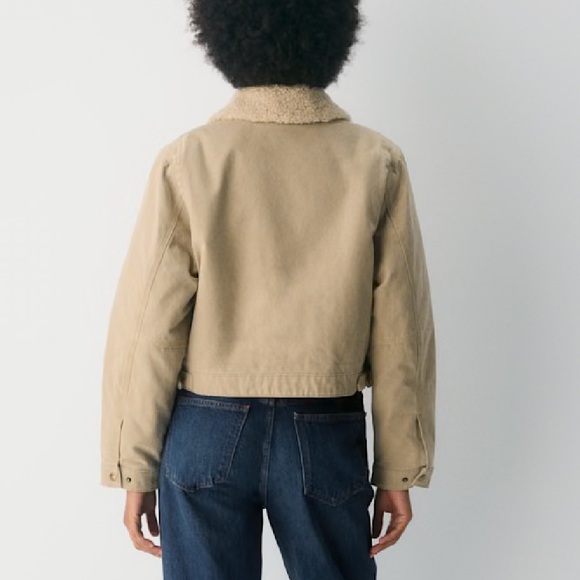 Aritzia Barkley Workwear Jacket vintage tan khaki - Picture 5 of 7